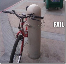 Security Bike Lock Fail